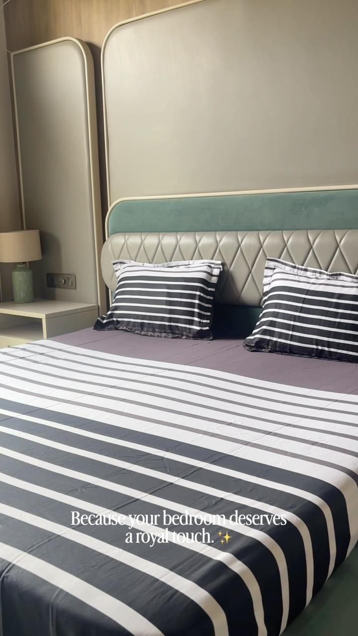 Experience the perfect blend of comfort and sophistication with our Royal Collection. ✨

Crafted from 100% cotton with a premium 300 thread count, it’s soft on your skin, breathable through every season, and made to elevate your bedroom.

Only ₹1400/-

Shop now- link in bio🛍️

#homekraft #RoyalCollection #CottonBedsheets  #explore #fyp 

[ Royal Collection, king size bedsheet, 100% cotton bedsheet, 300 thread count, premium cotton bedsheet, luxury bedding, breathable bedsheets, soft bedsheets, bedroom décor, home essentials, premium home linen, cotton bed linen, elegant bedroom, Homekraft, king size bedding]